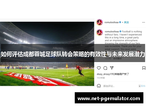 如何评估成都蓉城足球队转会策略的有效性与未来发展潜力